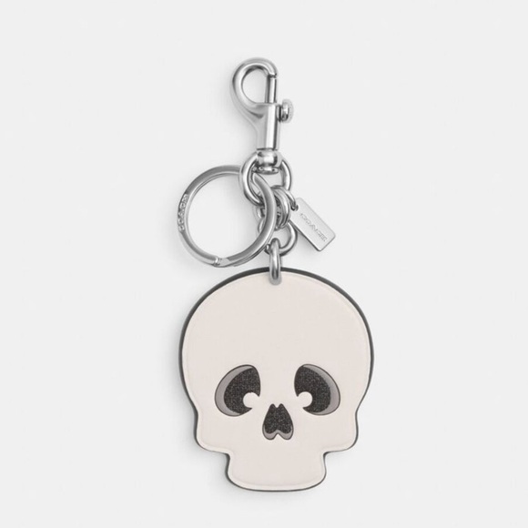 NWT Coach Outlet Halloween Skull Bag Charm - Picture 1 of 4
